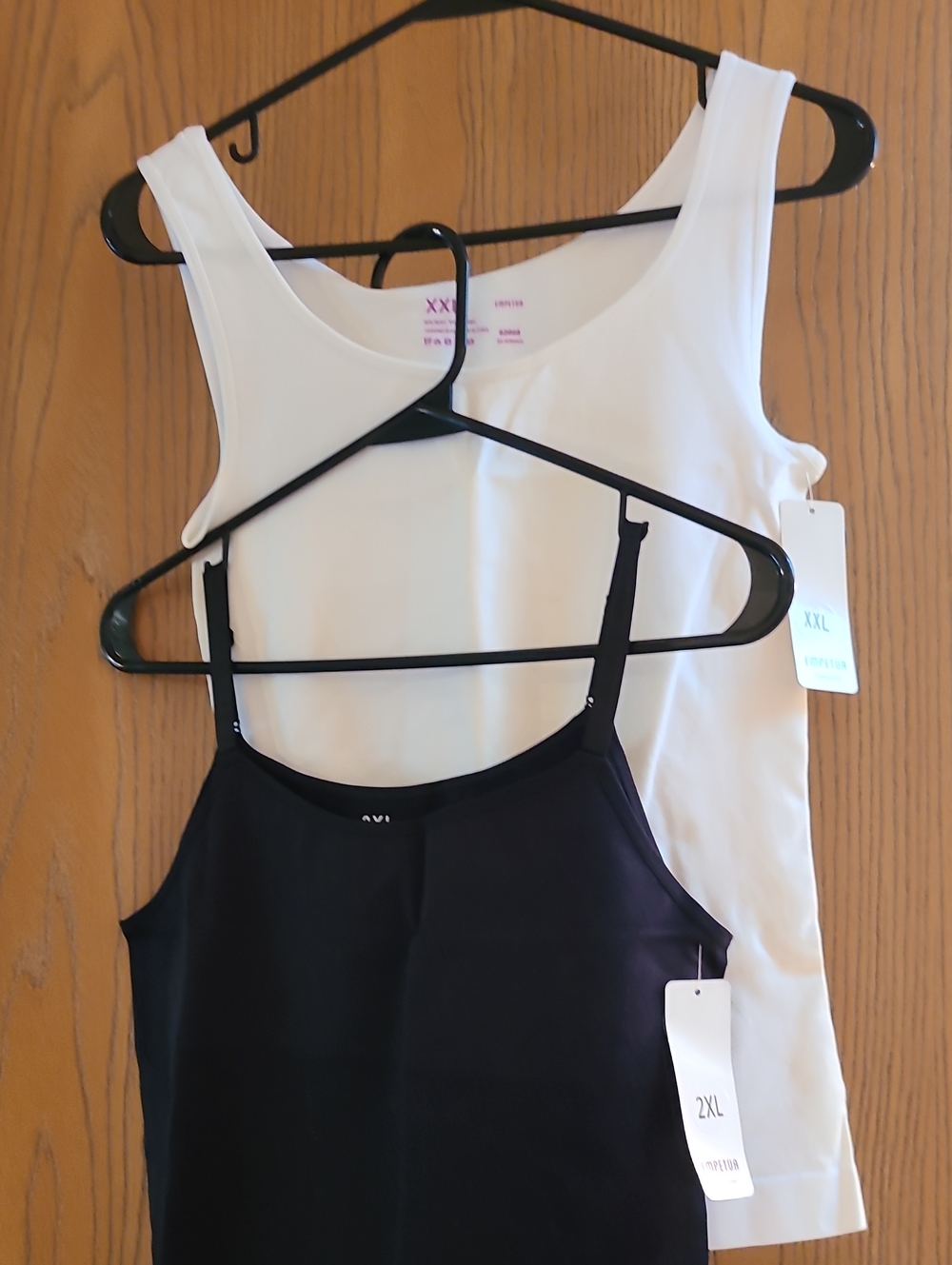 White and Black Tank Tops - Pack of 2